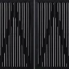 Plus Doppeltor Nagano 200 x 180 cm RAL 9005 Schwarz