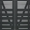 Plus Doppeltor Silence 200 x 110 cm RAL 9005 Schwarz