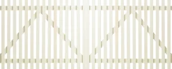 Plus Doppeltor Skagen 300 x 120 cm weiß