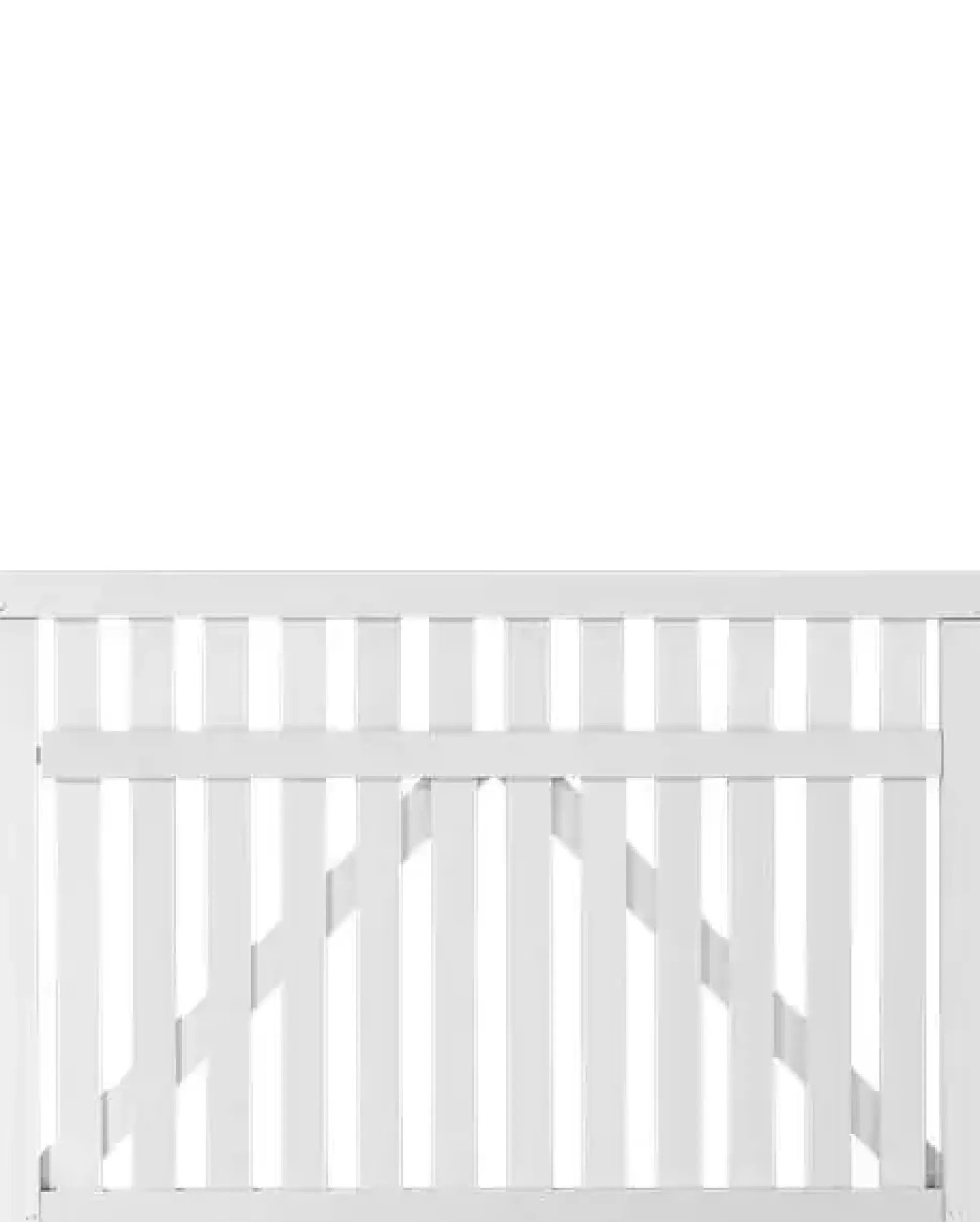 Plus Einzeltor Country 150 x 98 cm weiß
