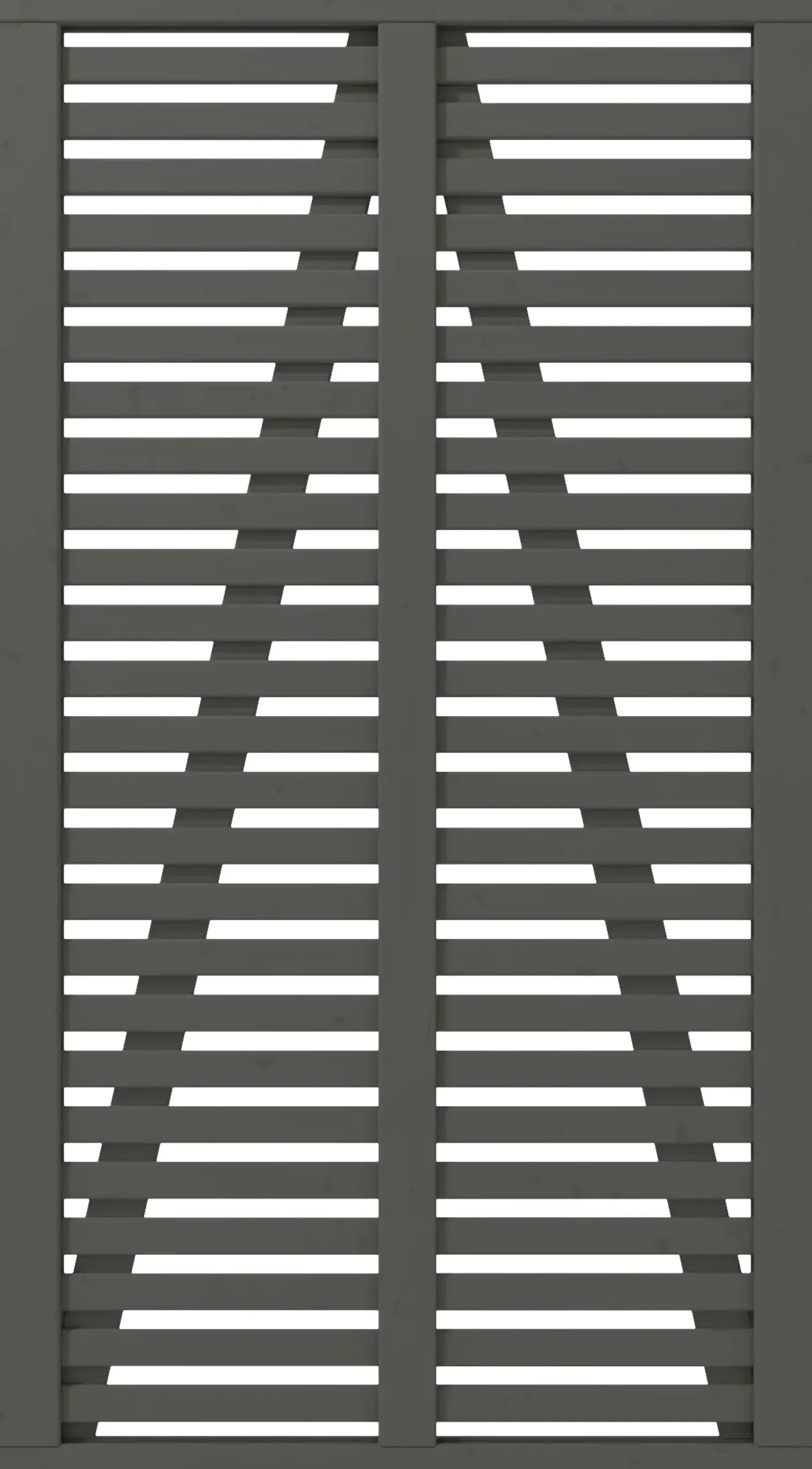Plus Einzeltor Harmoni inkl. Beschläge 100 x 180 cm umbragrau fungizidbehandelt
