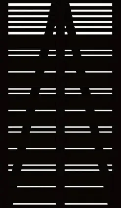 Plus Einzeltor Silence 100 x 170 cm schwarz