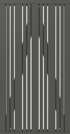 Plus Einzeltor Tangent inkl. Beschläge 95 x 180 cm umbragrau fungizidbehandelt