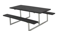 Plus Kombimöbel Basic 177 x 160 x 73 cm schwarz strukturiert