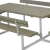 Plus Kombimöbel Basic 260 x 184 x 73 cm mit 2 Rückenlehnen, graubraun