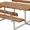 Plus Kombimöbel Basic Anbau und 2 Rückenlehnen RAL 1006 Teak