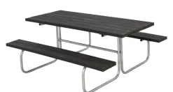 Plus Kombimöbel Classic 180 x 155 x 73 cm Kunststoff, schwarz strukturiert