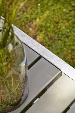 Plus Planken-Garnitur 3-teilig mit 1 Rückenlehne, graubraun