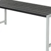 Plus Plankentisch 186x77x72cm schwarz rechteckig