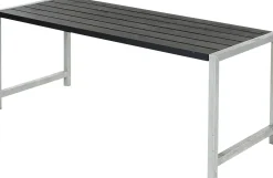 Plus Plankentisch 186x77x72cm schwarz rechteckig