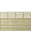 Plus Sichtschutzelement Newline 180 x 110 cm druckimprägniert