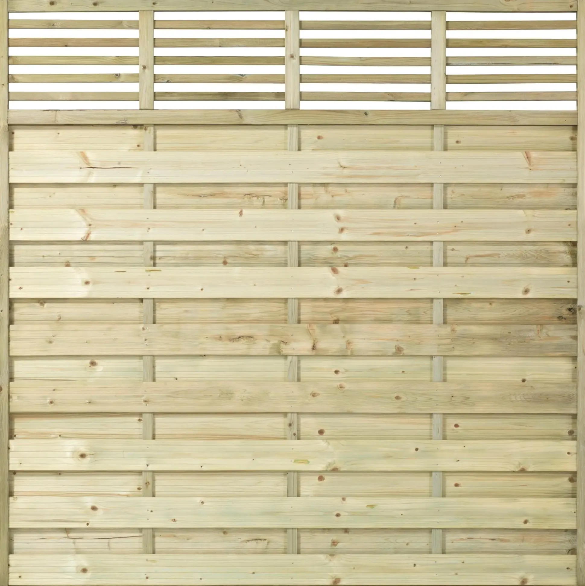 Plus Sichtschutzelement Newline 180 x 180 cm druckimprägniert