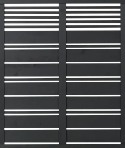 Plus Sichtschutzelement Silence 120 x 140 cm schwarz