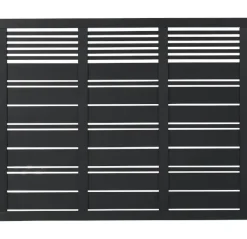 Plus Sichtschutzelement Silence 176 x 140 cm schwarz