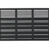 Plus Sichtschutzelement Silence 176 x 110 cm schwarz
