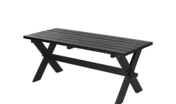 Plus Tisch Nostalgie 177x75x72cm schwarz rechteckig