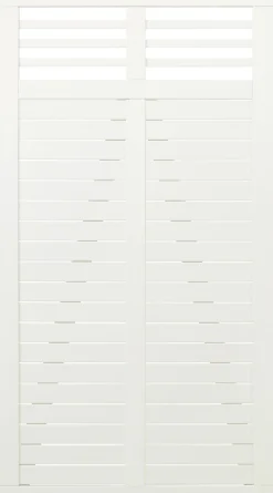 Plus Tor Decora 100 x 180 cm RAL 9010 Weiß