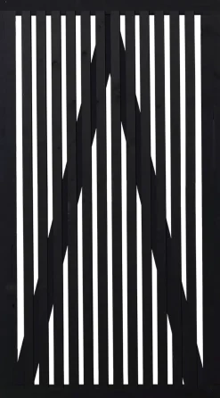 Plus Tor Sendai 100 x 180 cm RAL 9005 Schwarz