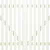 Plus Vorgartentor Retro 300 x 120 cm weiß