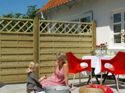 Plus Zaun Bergen mit Rankgitter 180 x 165 cm Druckimprägniert