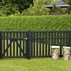 Plus Zaun Country 150 x 96 cm schwarz