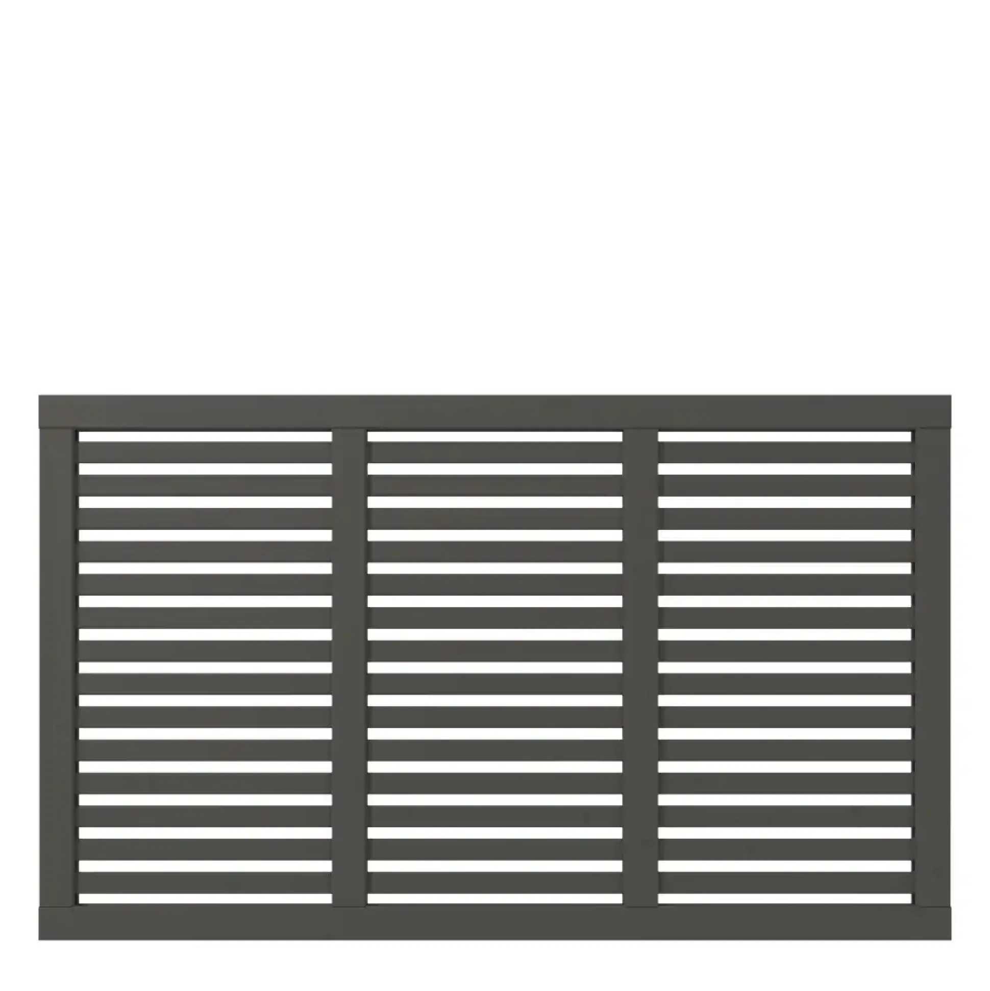 Plus Zaun Harmoni 180 x 107 cm umbragrau fungizidbehandelt