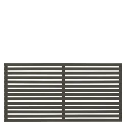 Plus Zaun Harmoni 180 x 90 cm umbragrau fungizidbehandelt