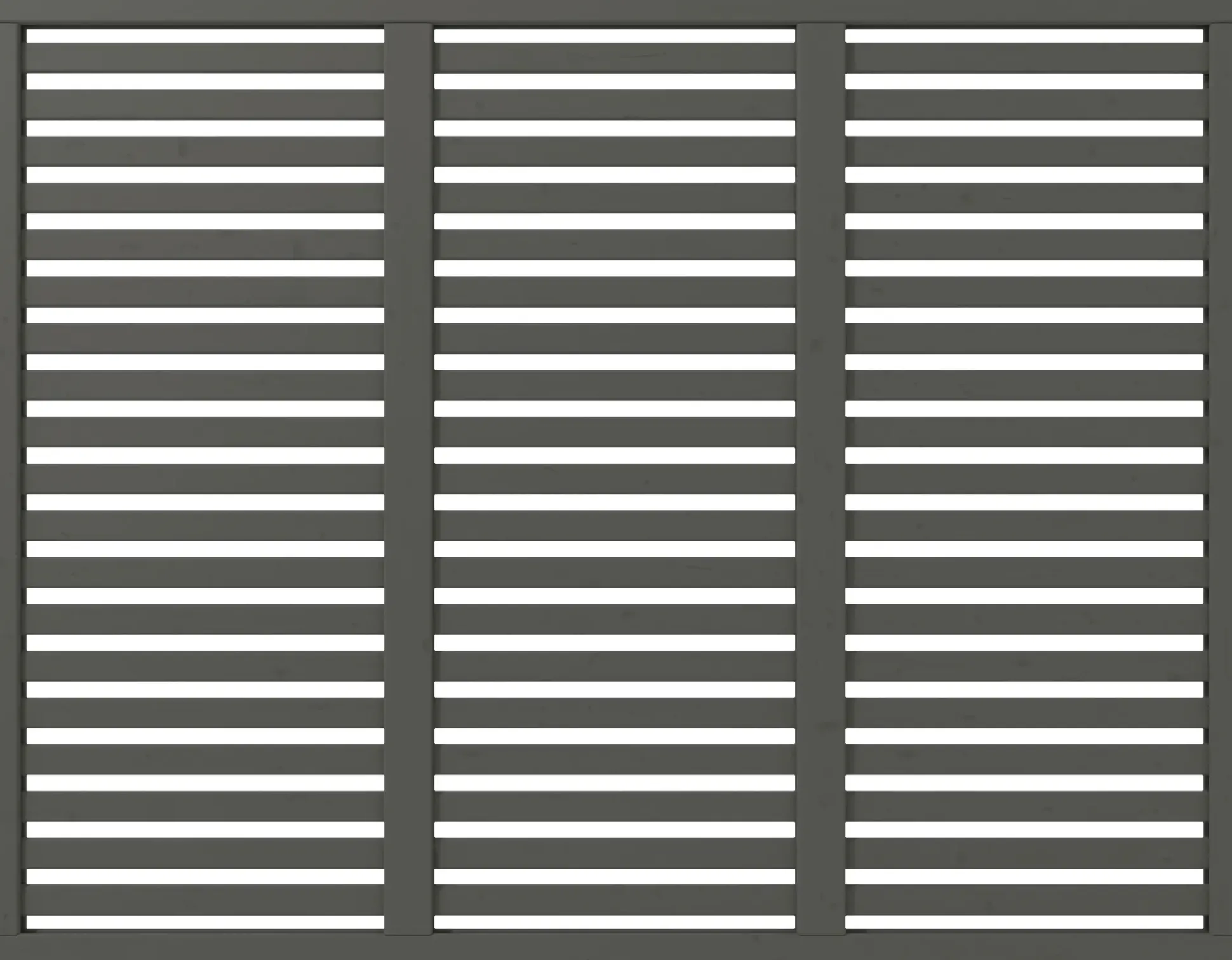 Plus Zaun Harmoni 180 x 140 cm umbragrau fungizidbehandelt