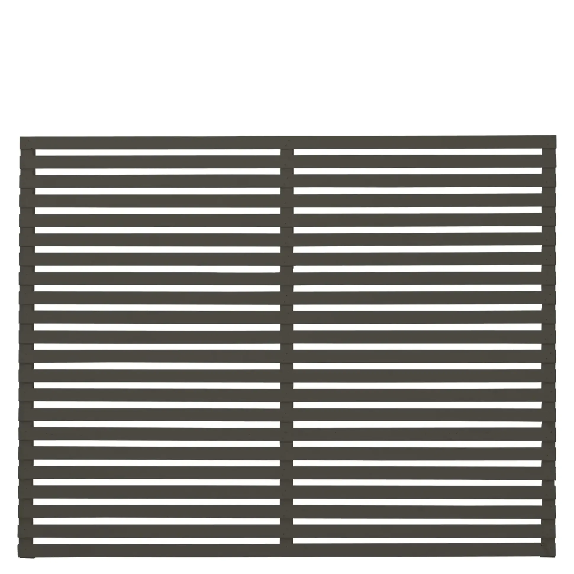 Plus Zaun Harmoni 180 x 140 cm umbragrau fungizidbehandelt