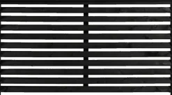 Plus Zaun Koyto 160 x 90 cm RAL 9005 Schwarz