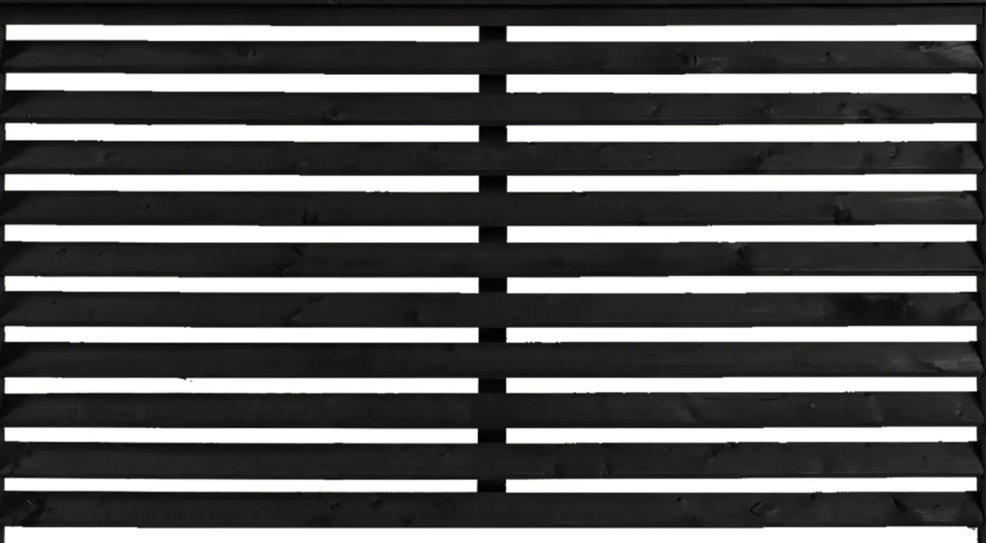 Plus Zaun Koyto 160 x 90 cm RAL 9005 Schwarz