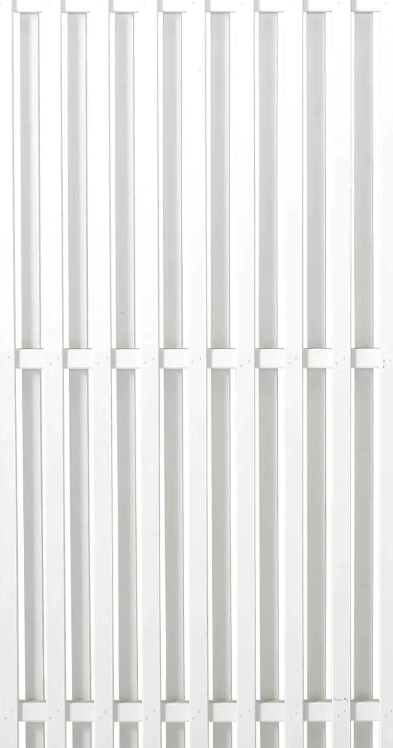 Plus Zaun Nagano 90 x 180 cm RAL 9010 Weiß