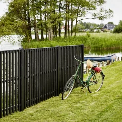 Plus Zaun Nagano 180 x 140 cm RAL 9005 Schwarz
