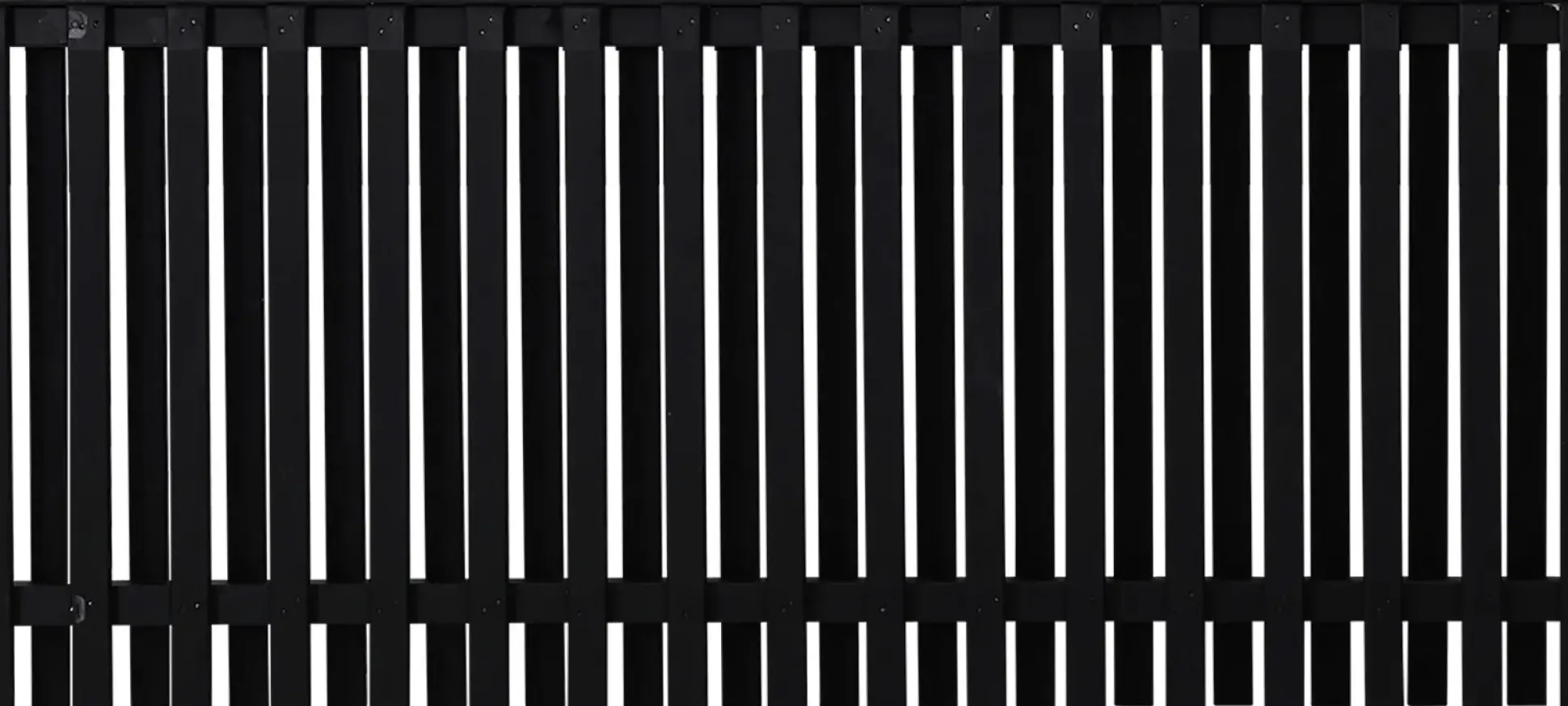 Plus Zaun Nagano180 x 80 cm RAL 9005 Schwarz