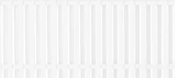 Plus Zaun Nagano180 x 80 cm RAL 9010 Weiß