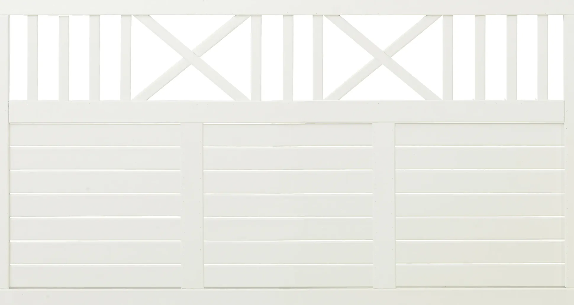 Plus Zaun Nostalgi 180 x 95 cm RAL 9010 Weiß