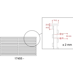 Plus Zaun Osaka 180 x 93 cm RAL 9010 Weiß
