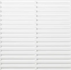 Plus Zaun Osaka 180 x 180 cm RAL 9010 Weiß