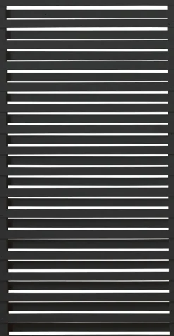 Plus Zaun Osaka 90 x 180 cm RAL 9005 Schwarz