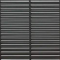 Plus Zaun Osaka 180 x 180 cm RAL 9005 Schwarz