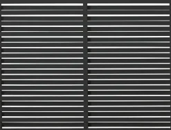 Plus Zaun Osaka 180 x 136 cm RAL 9005 Schwarz