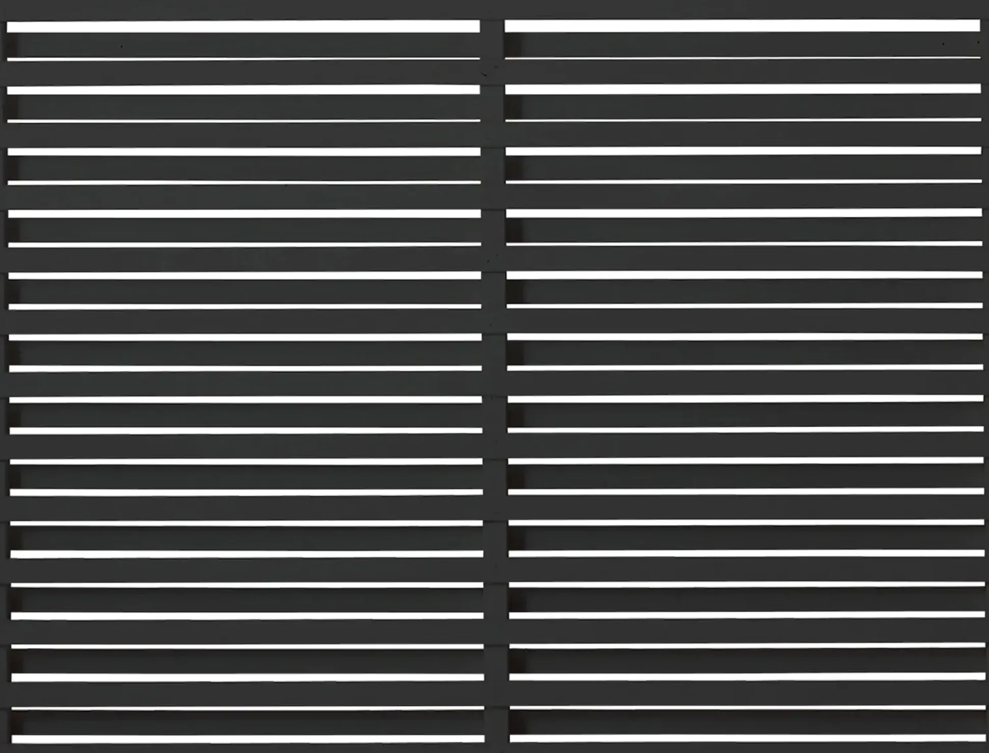Plus Zaun Osaka 180 x 136 cm RAL 9005 Schwarz