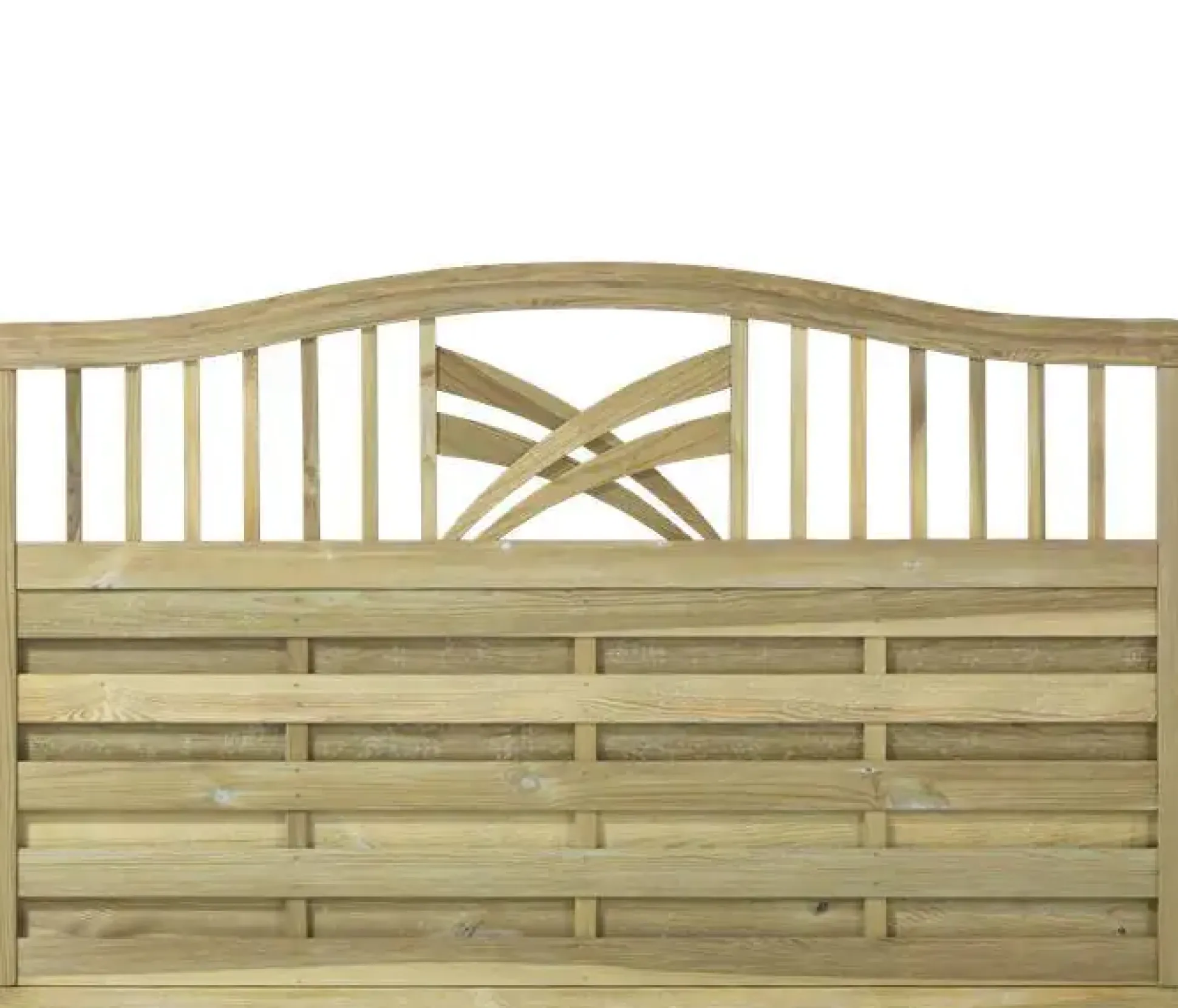 Plus Zaun Rondo 180 x 104/112 cm druckimprägniert
