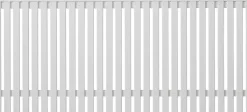 Plus Zaun Sendai 180 x 80 cm RAL 9010 Weiß