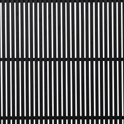 Plus Zaun Sendai 180 x 180 cm RAL 9005 Schwarz