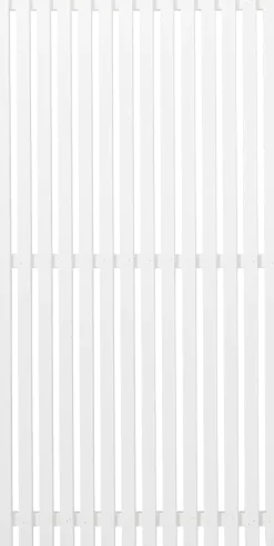 Plus Zaun Sendai 90 x 180 cm RAL 9010 Weiß