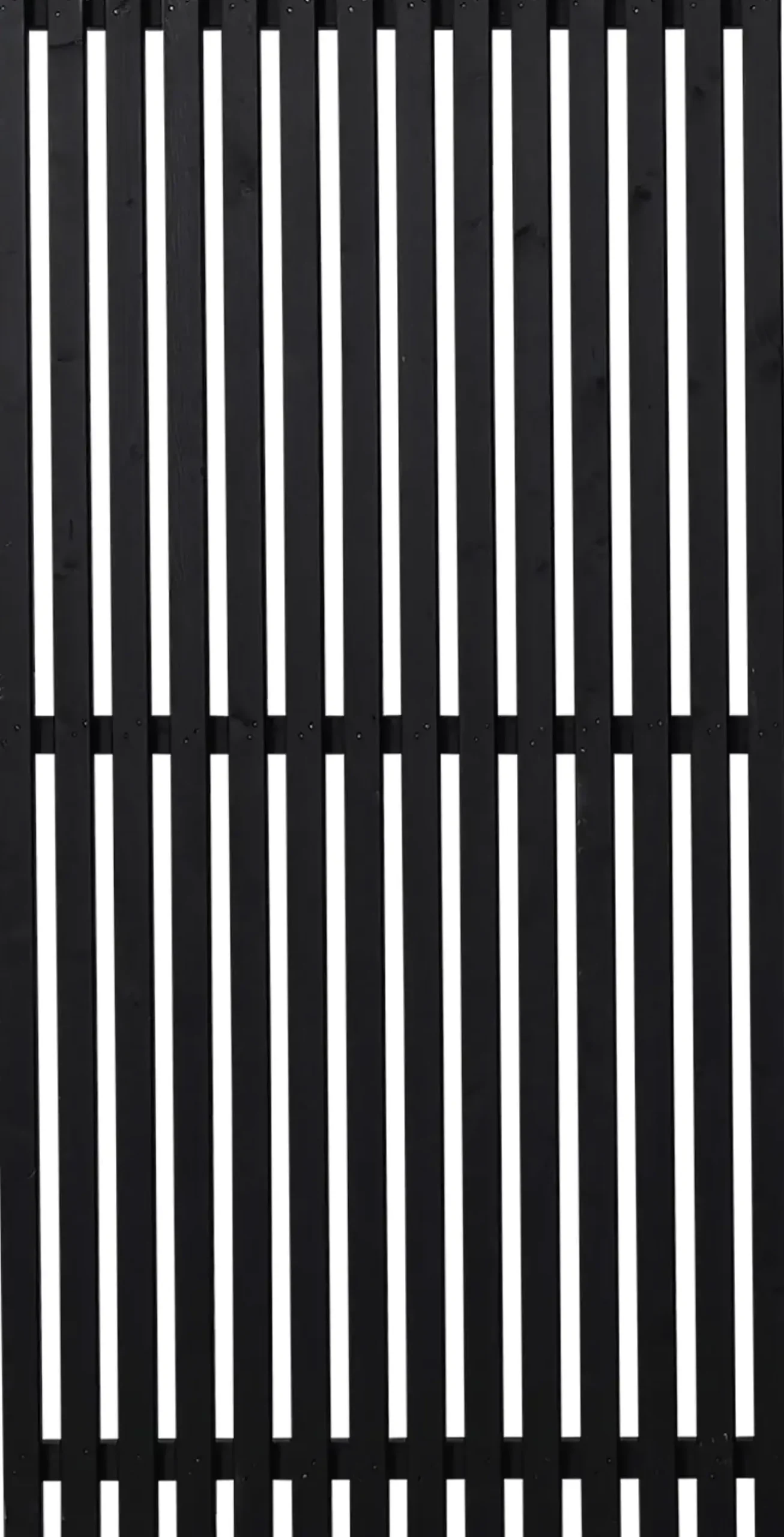 Plus Zaun Sendai 90 x 180 cm RAL 9005 Schwarz