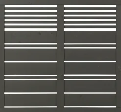 Plus Zaun Silence 120 x 110 cm umbragrau fungizidbehandelt