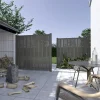 Plus Zaun Tangent 180 x 180 cm umbragrau fungizidbehandelt