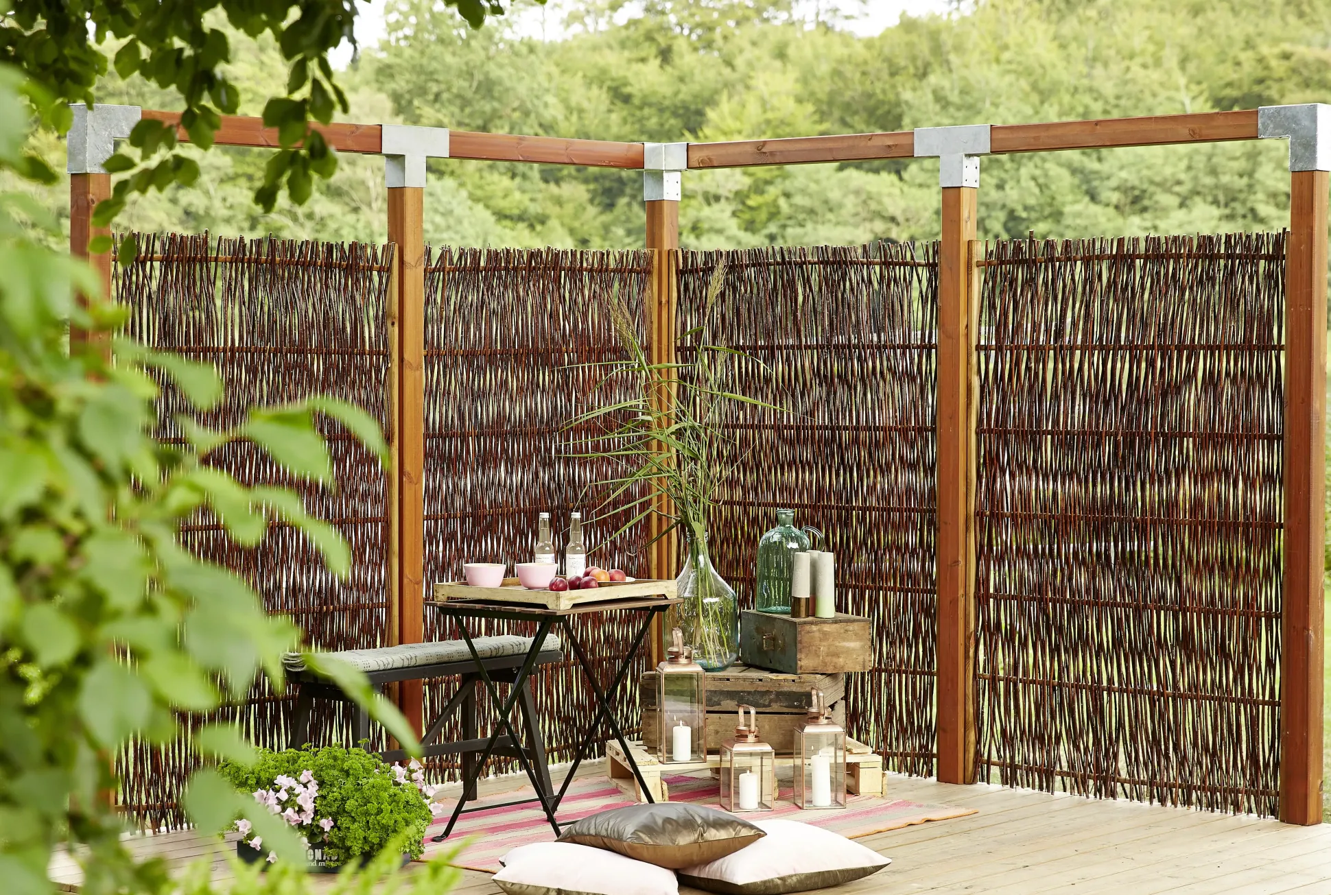 Plus Zaunelement Luxus Weide 120 x 180 cm